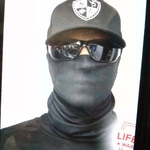 Sa Co multi-purpose face shield mask  black protects against